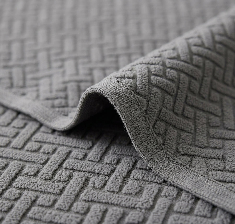 Gros plan sur le tissu jacquard